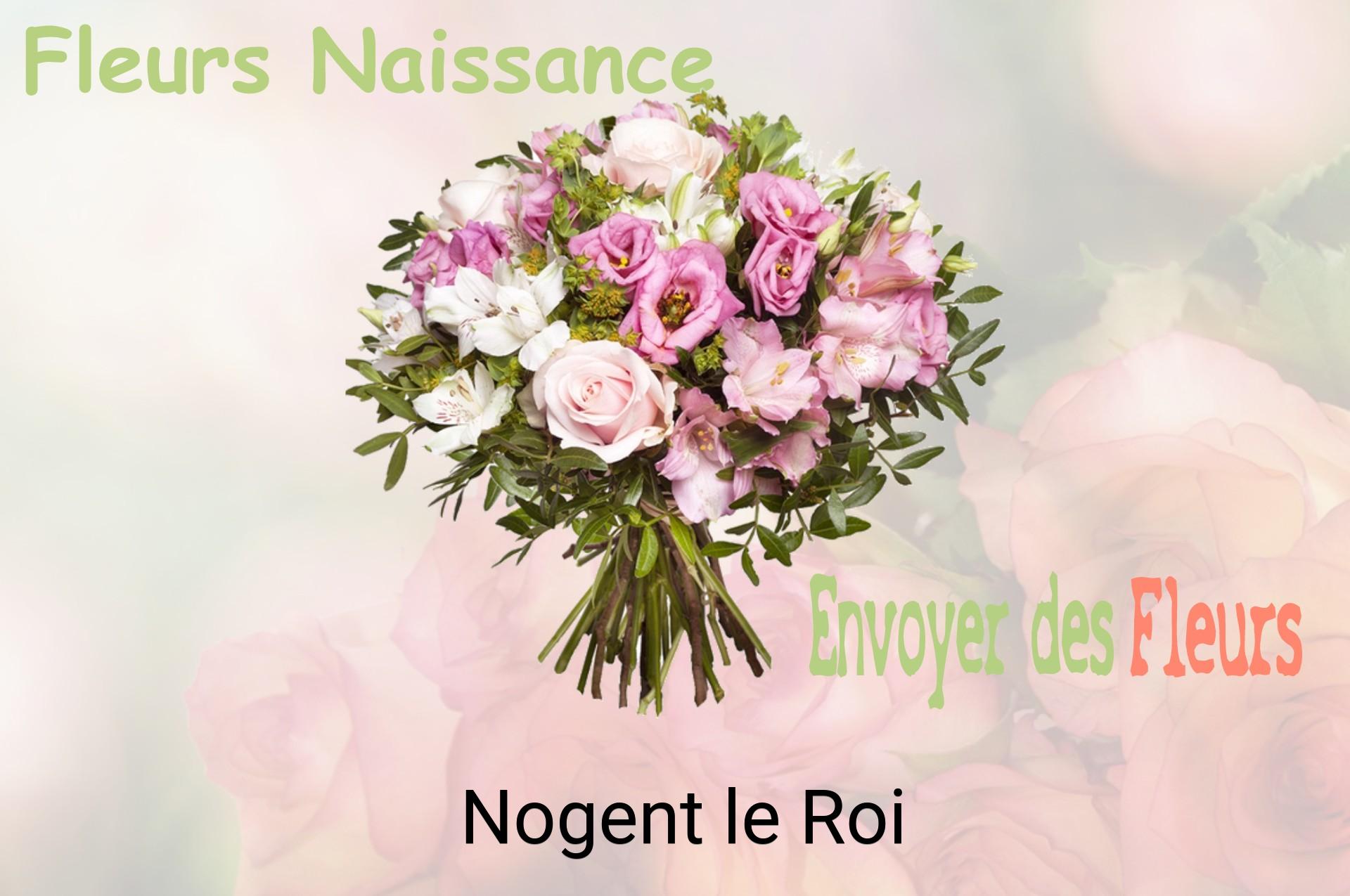 Bouquet de fleurs de naissance livré à Nogent-le-Roi